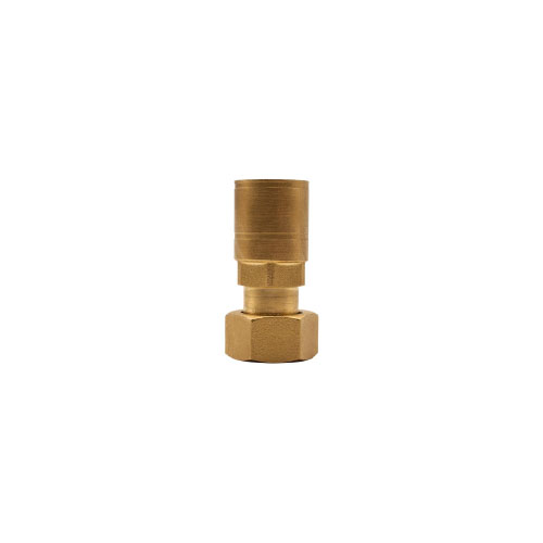 Giunto femmina girello in ottone a pressare press-fitting E-press per tubo csst corrugato formabile flessibile in acciaio inox 316l 304 Eurotis